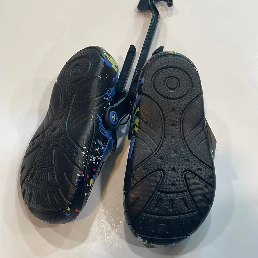 Disney Blue and Black Slippers with Character Design